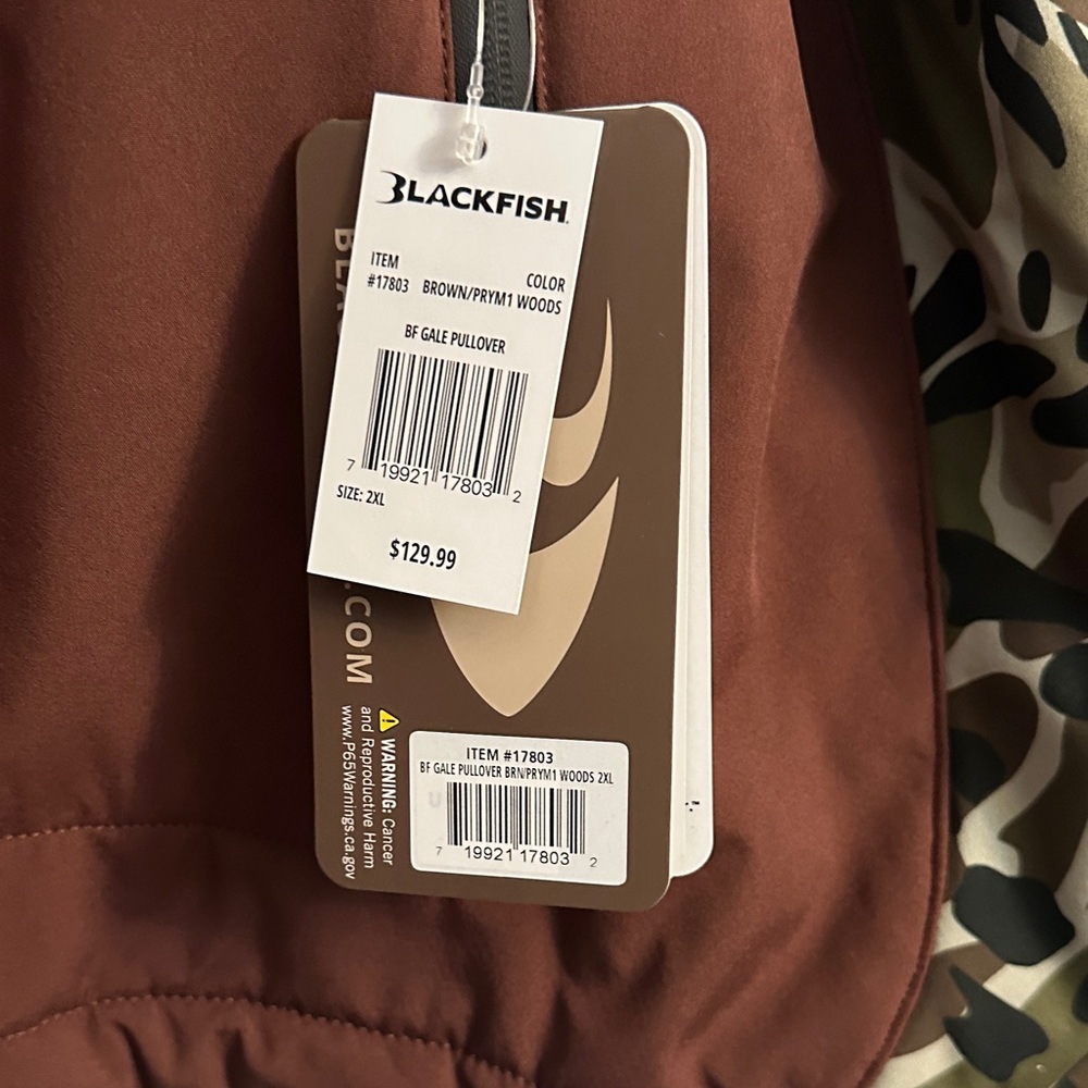 Blackfish Gale Soft Shell Pullover NWT - image 3